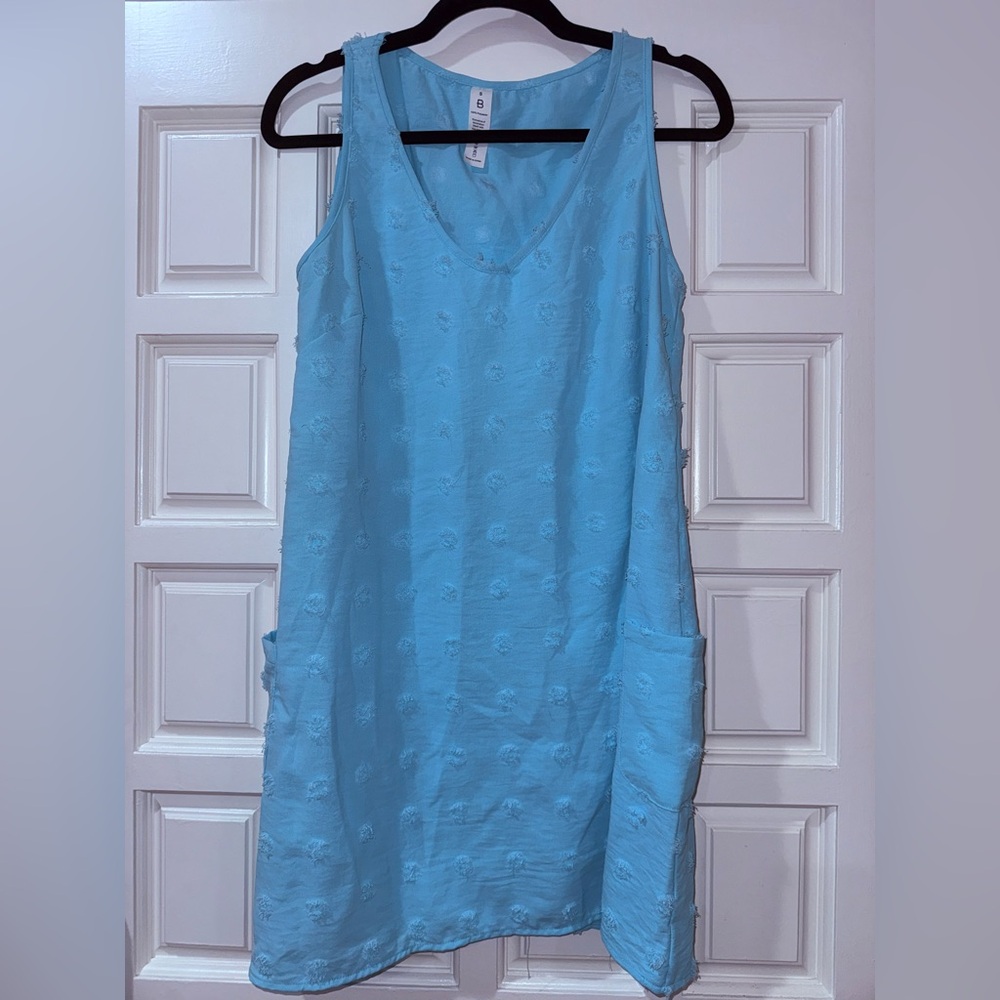 Amazon Women's Blue Sleeveless Dress